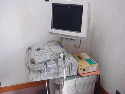 カラードップラー超音波診断装置、解析付心電計